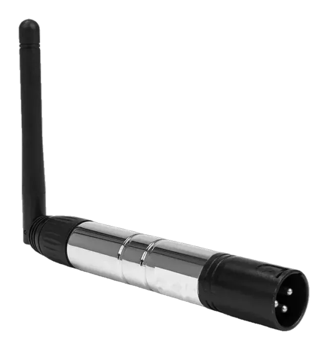 Беспроводной передатчик Wi-DMX 2.4 ГГц, XLR M (папа) 3-pin