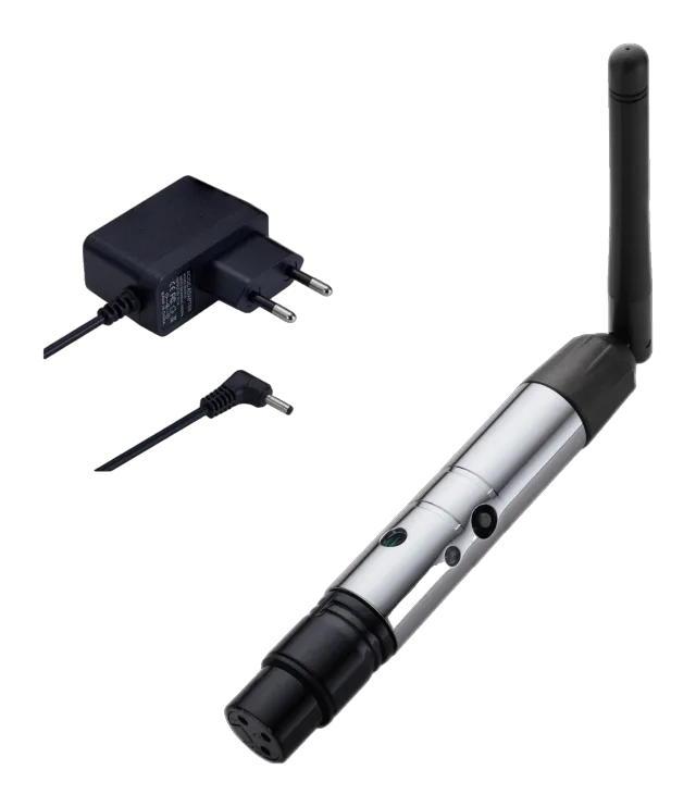 Беспроводной приемник Wi-DMX 2.4 ГГц, XLR F (мама) 3-pin