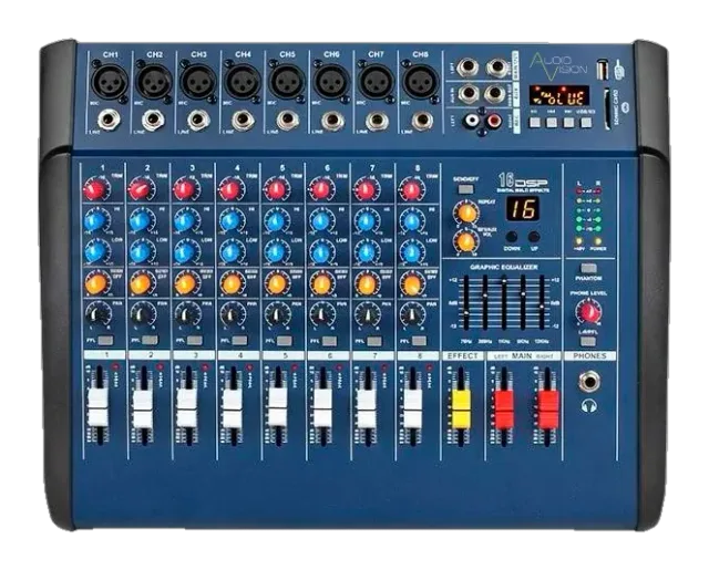 Аналоговый микшерный пульт AudioVision Master CS8