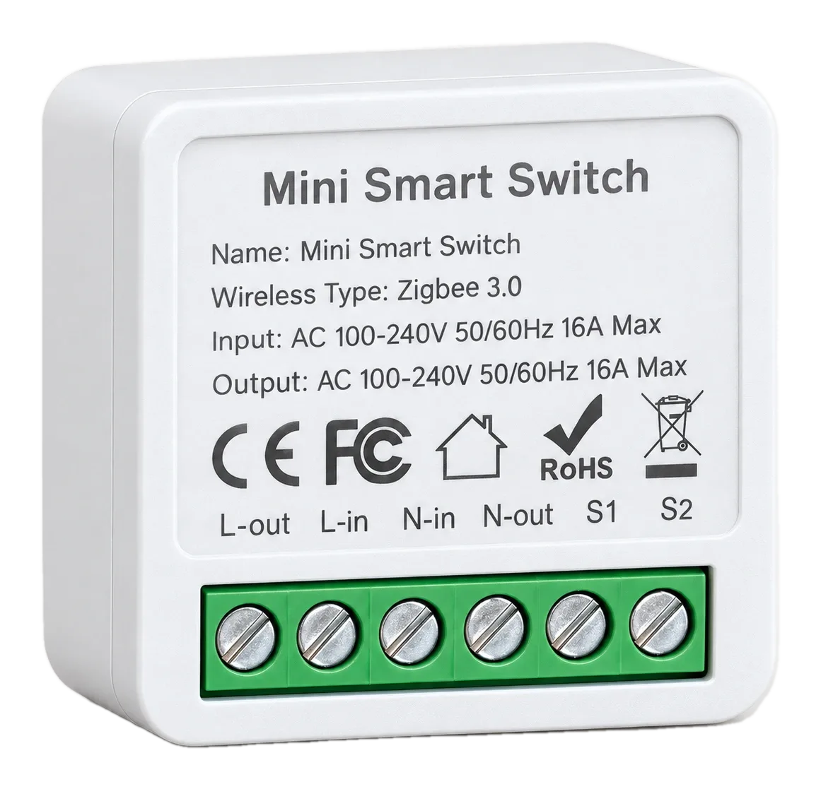Умное реле Zigbee 3.0, 1 канал