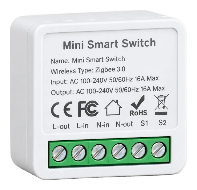 Умное реле Zigbee 3.0, 1 канал